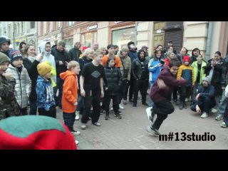 russians, ukrainians and belarusians traditionally perform breakdancing on april 1, 2023 on old arbat in the center of moscow.