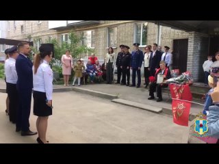 employees of the don main directorate of the ministry of internal affairs took part in the personal victory parade of a wwii veteran {05/09/2023}
