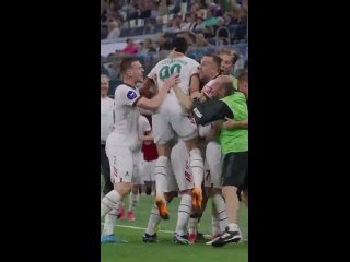 moscow lokomotiv in st. petersburg. the winning goal against zenit and emotions