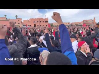 crazy morocco world cup reaction morocco portugal, marrakech jemma el fina {10 12 2022}