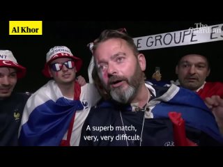 we bottled it : england and france fans react as england are dumped out of world cup {11 12 2022}