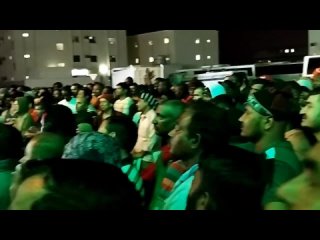 morocco vs spain fans reaction during knockout round of 16 for fifa world cup qatar 2022 {06 12 2022}
