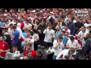 england fans go crazy celebrating saka and sterling goals against iran at qatar world cup