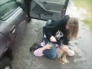 pulled out of the car and gave her pussy