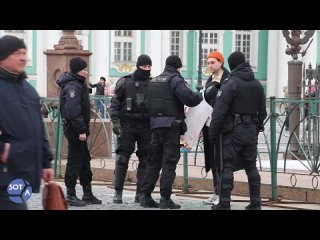 let's live together detention on palace square in st. petersburg for the cat leopold {03/19/2023}