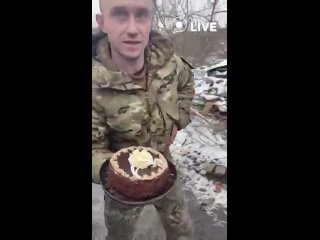 chmobok's birthday. soldier's humor at, two, left