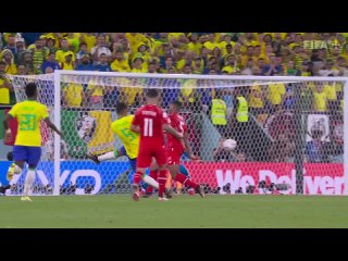 casemiro downs swiss | brazil v switzerland | fifa world cup qatar 2022