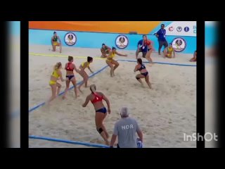 women s beach handball highlights