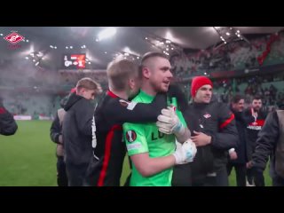 emotions of spartak players / enjoy this moment / spartak beatled legia / spartak in the play-off of the league {12/9/2021}