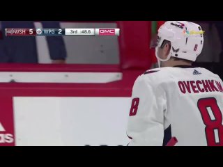 ovechkin's 752nd goal against the jets. well, what a car {12/18/2021}