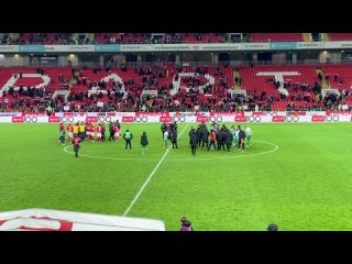 spartak won against akhmat. and celebrated in a very unusual way {12/4/2021}