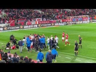wall to wall battle in the match spartak - dynamo {10/16/2021}
