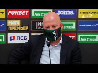 press conference of marko nikolic after the victory over cska moscow (1:2) {31 07 2021}