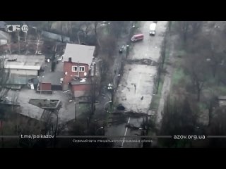 azov bandits boast of attacking a civilian humanitarian convoy in mariupol {04/18/2022}