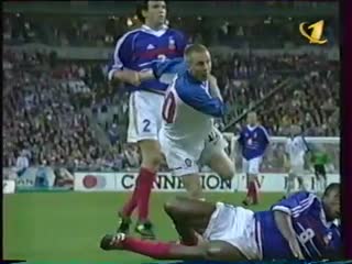 2nd goal by a. panov (france, 1999)
