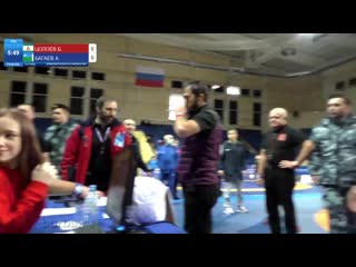 a fight at the russian championship in smolensk in the 1/4 finals between babuli tsoloyev from ingushetia and alan bagaev from alania.