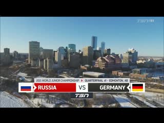 russia vs germany highlights | quarter-finals wjc 2021 - 1/2/2021 (russia - germany)