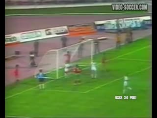 ussr 5:0 portugal. euro 1984 qualification