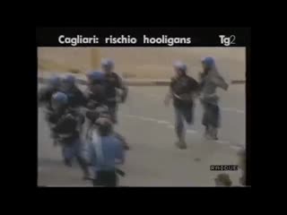 football hooligans - england v holland - italia 90