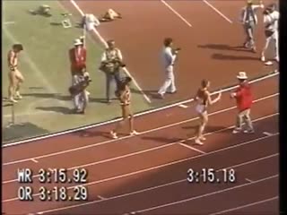 1988 olympic women s 4x400 relay - world record, american record